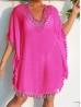 Lace Top W/ Fringes